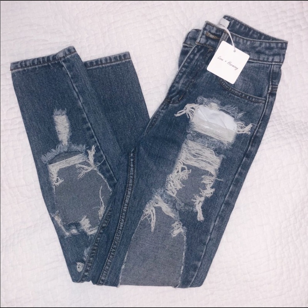 Janel Boyfriend Jeans - Medium Wash